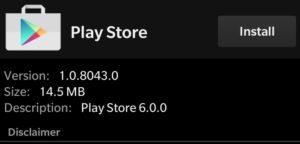 Install Play Store